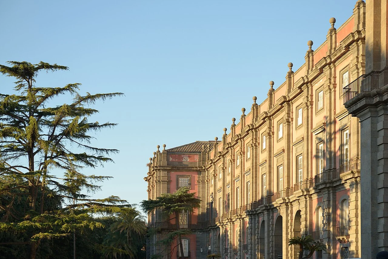 Facciata ovest del Museo di Capodimonte a Napoli